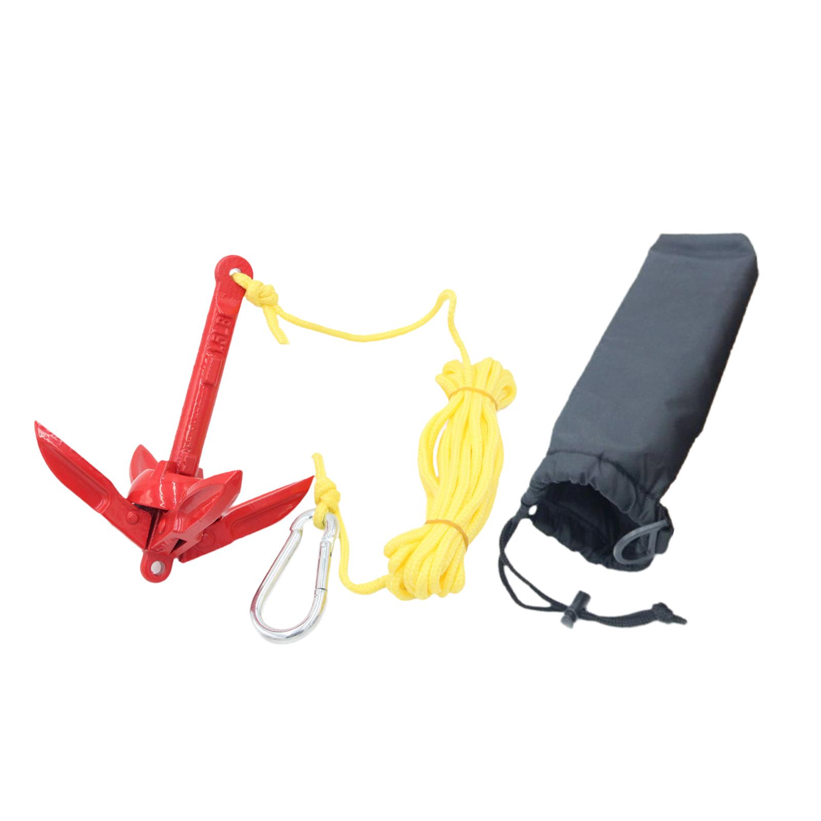 Boat Anchor Kit Galvanized - Kit plegable de ancla de garra