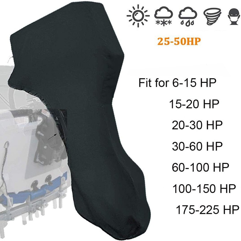 Outboard Motor Cover Waterproof - Funda para motor de barco, impermeable,