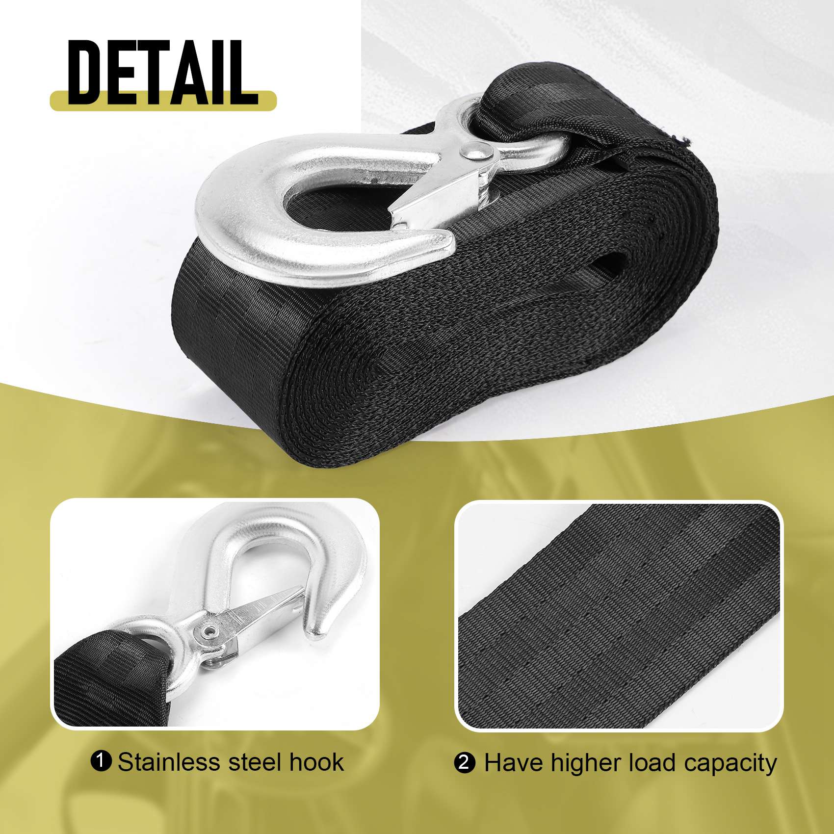 Correa de repuesto para cabres - Boat Trailer Winch Strap reseña y precio