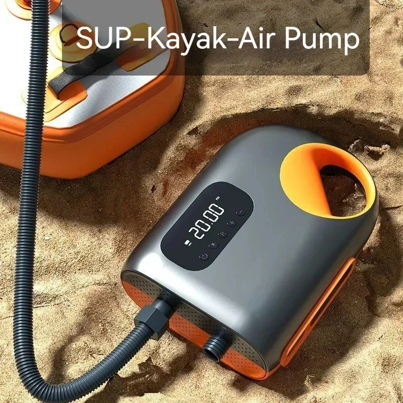 Bomba de aire portátil de 20 P - Inflatable Boat Electric Pump reseña y precio