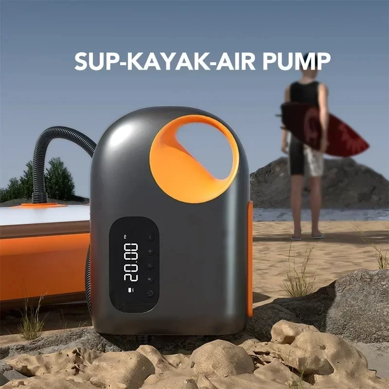 Bomba de aire portátil de 20 P - Inflatable Boat Electric Pump reseña y precio