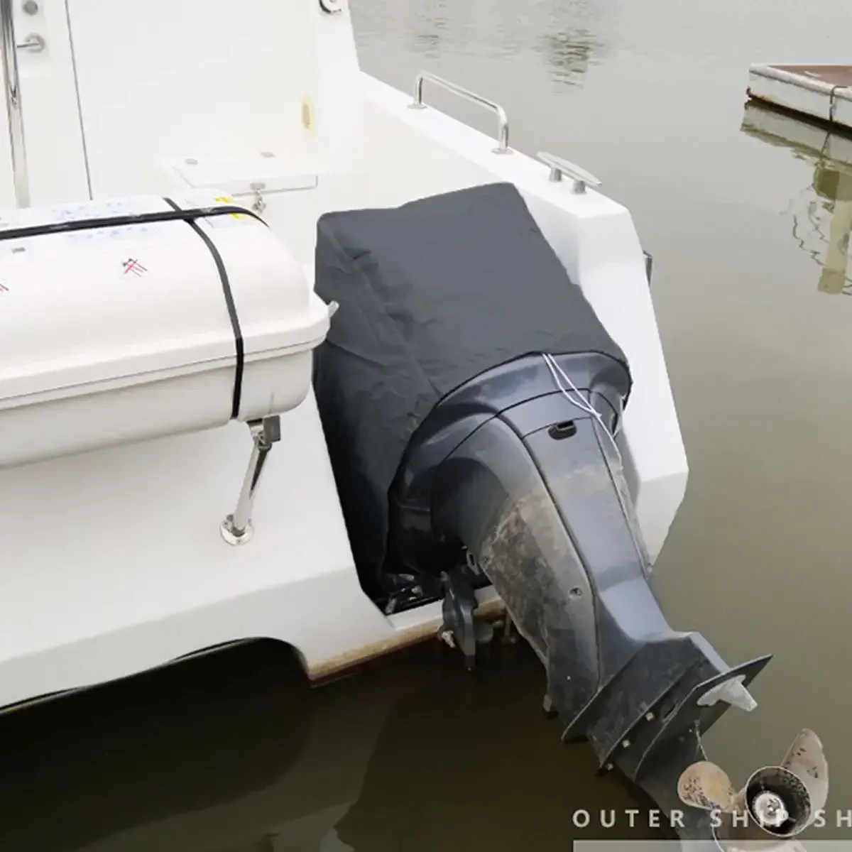115-225HP 300D barco cubierta  - Outboard Motor Cover Waterproof reseña y precio