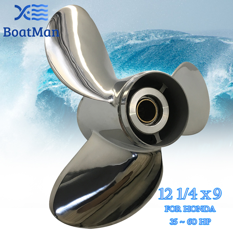BoatMan ®   Hélice de Acero In - Outboard Motor Propeller Stainless reseña y precio