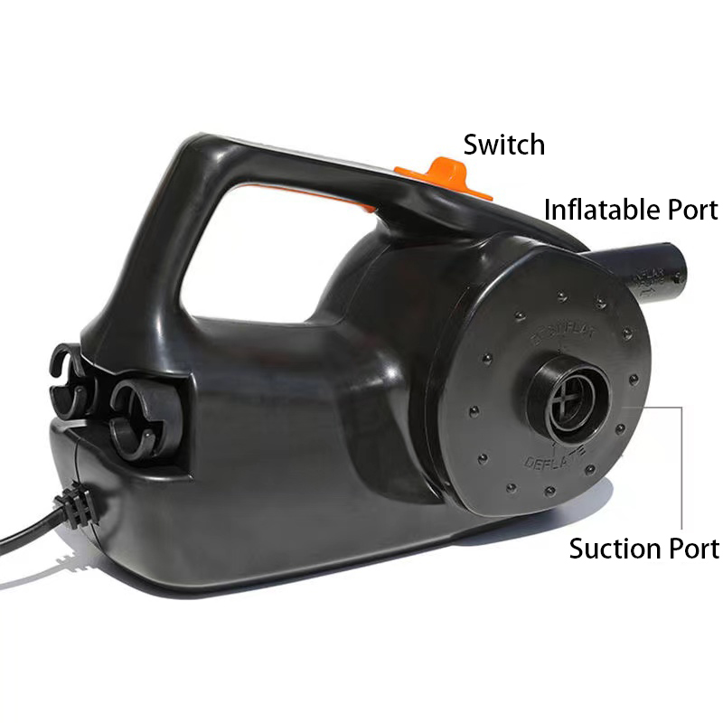 Bomba de aire eléctrica con ab - Inflatable Boat Electric Pump reseña y precio