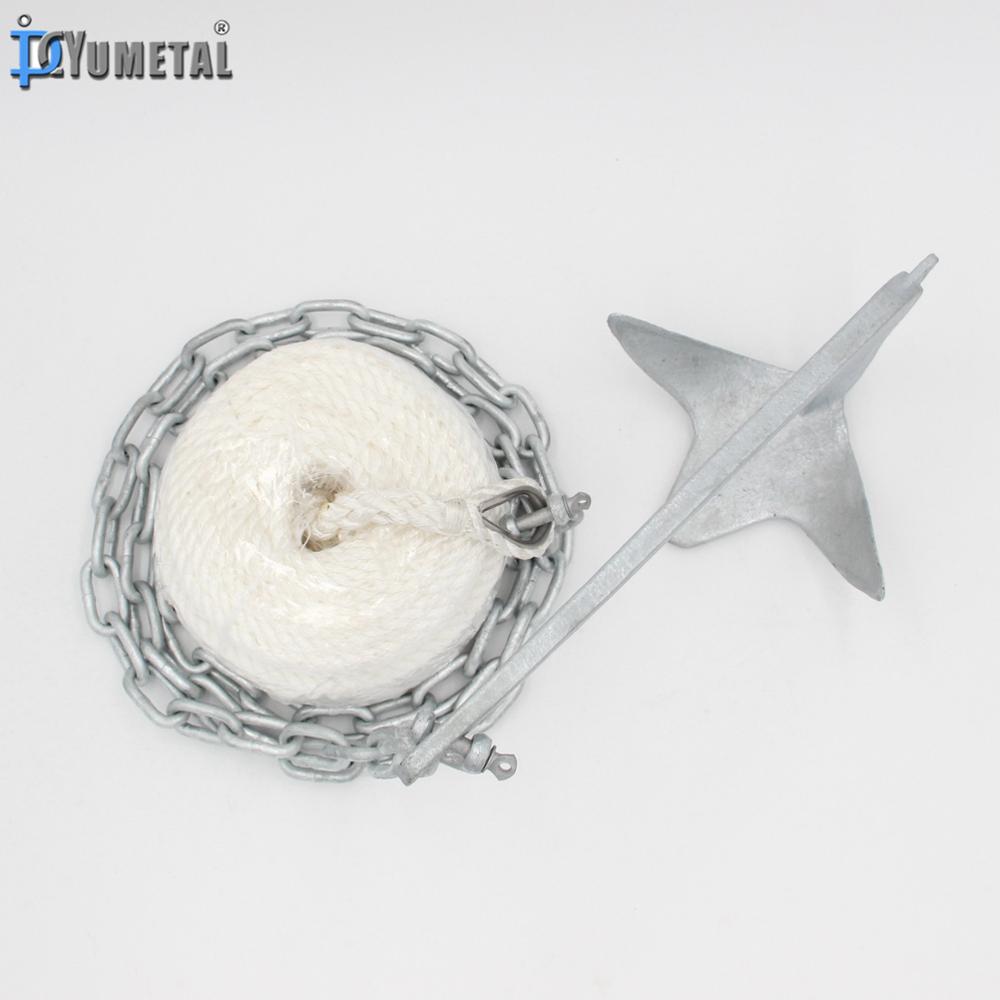 Kit de Ancla Bruce con Cuerda  - Boat Anchor Kit Galvanized reseña y precio