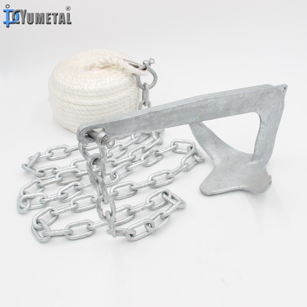 Kit de Ancla Bruce con Cuerda  - Boat Anchor Kit Galvanized reseña y precio