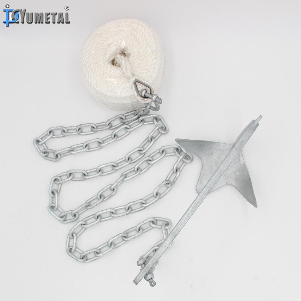 Kit de Ancla Bruce con Cuerda  - Boat Anchor Kit Galvanized reseña y precio