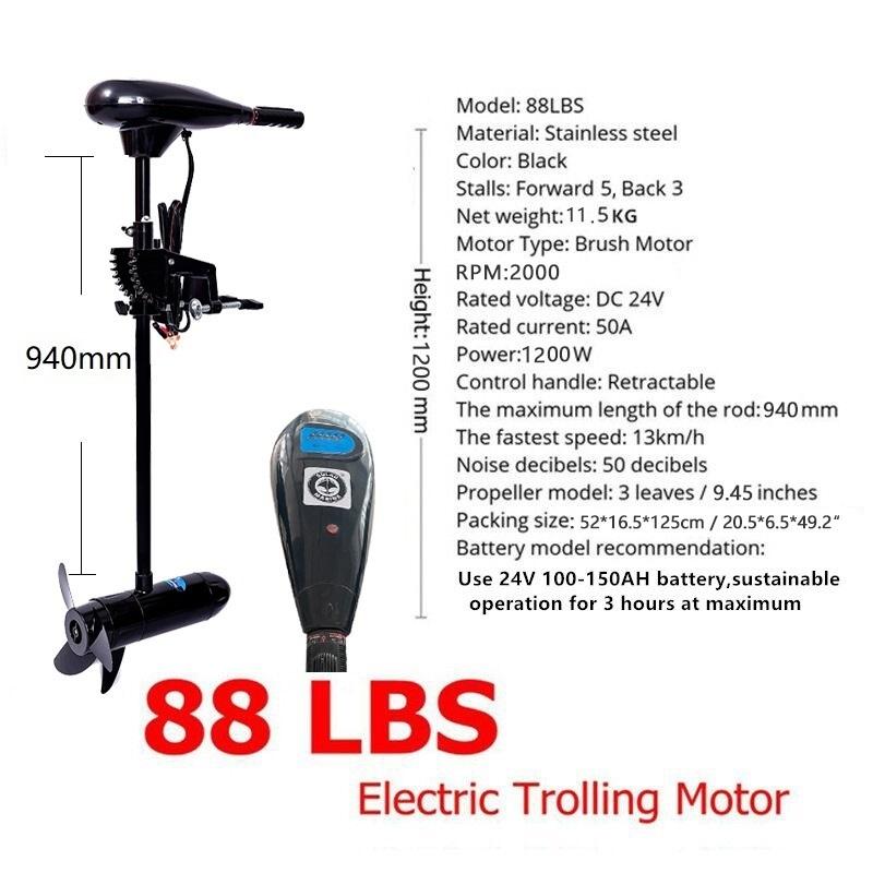 Kayak Inflable de PVC, Motor E - Electric Outboard Motor 3Hp reseña y precio