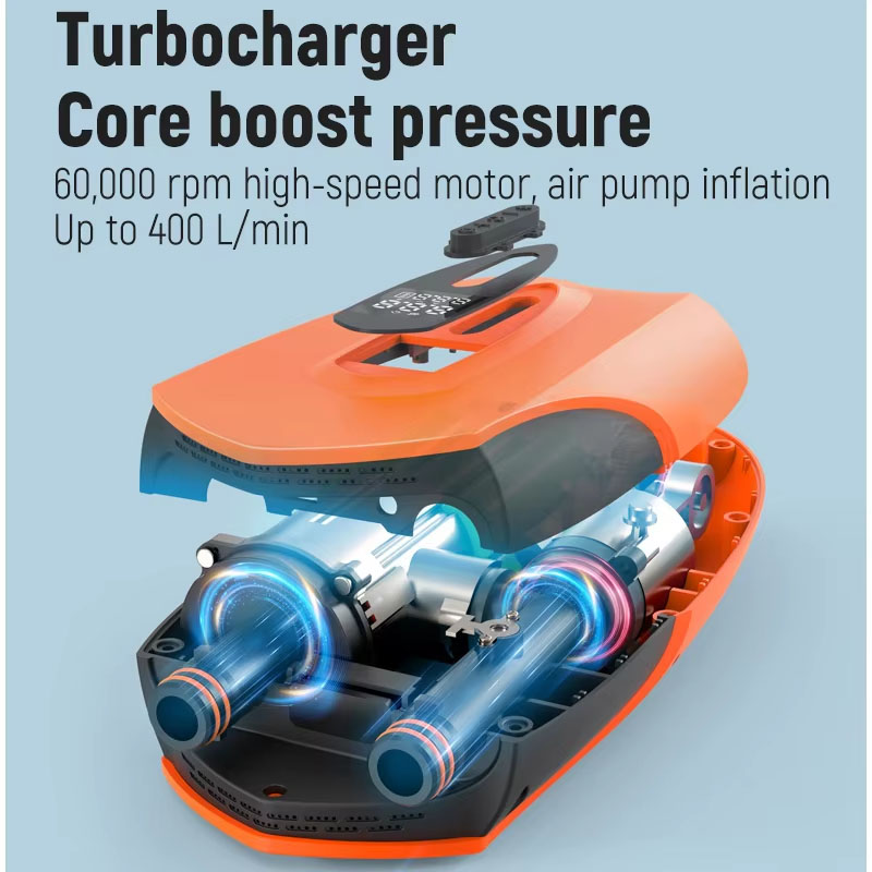Bomba de Aire Eléctrica Portát - Inflatable Boat Electric Pump reseña y precio