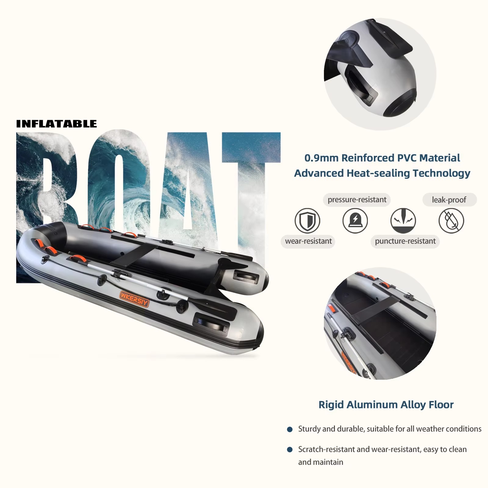 Bote Inflable Deportivo de Ale - Inflatable Boat 3.3M Pvc reseña y precio