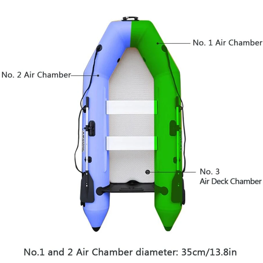 Barco inflable con cubierta de - Inflatable Boat 3.3M Pvc reseña y precio