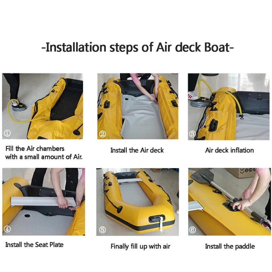 Barco inflable con cubierta de - Inflatable Boat 3.3M Pvc reseña y precio