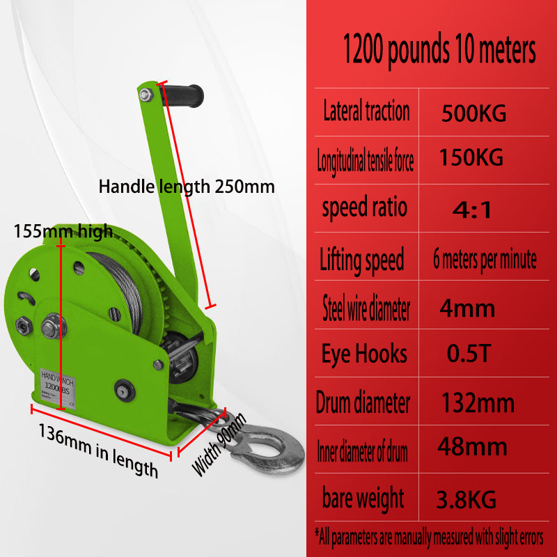 Cabrestante Manual bidireccion - Boat Trailer Winch Strap reseña y precio