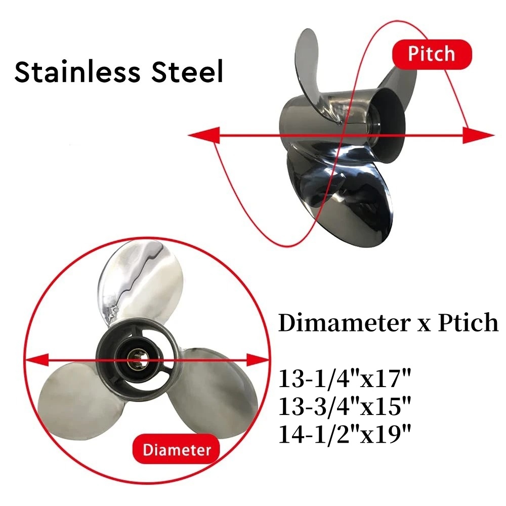 Nuevo Hélice Winibo de 3 Aspas - Outboard Motor Propeller Stainless reseña y precio