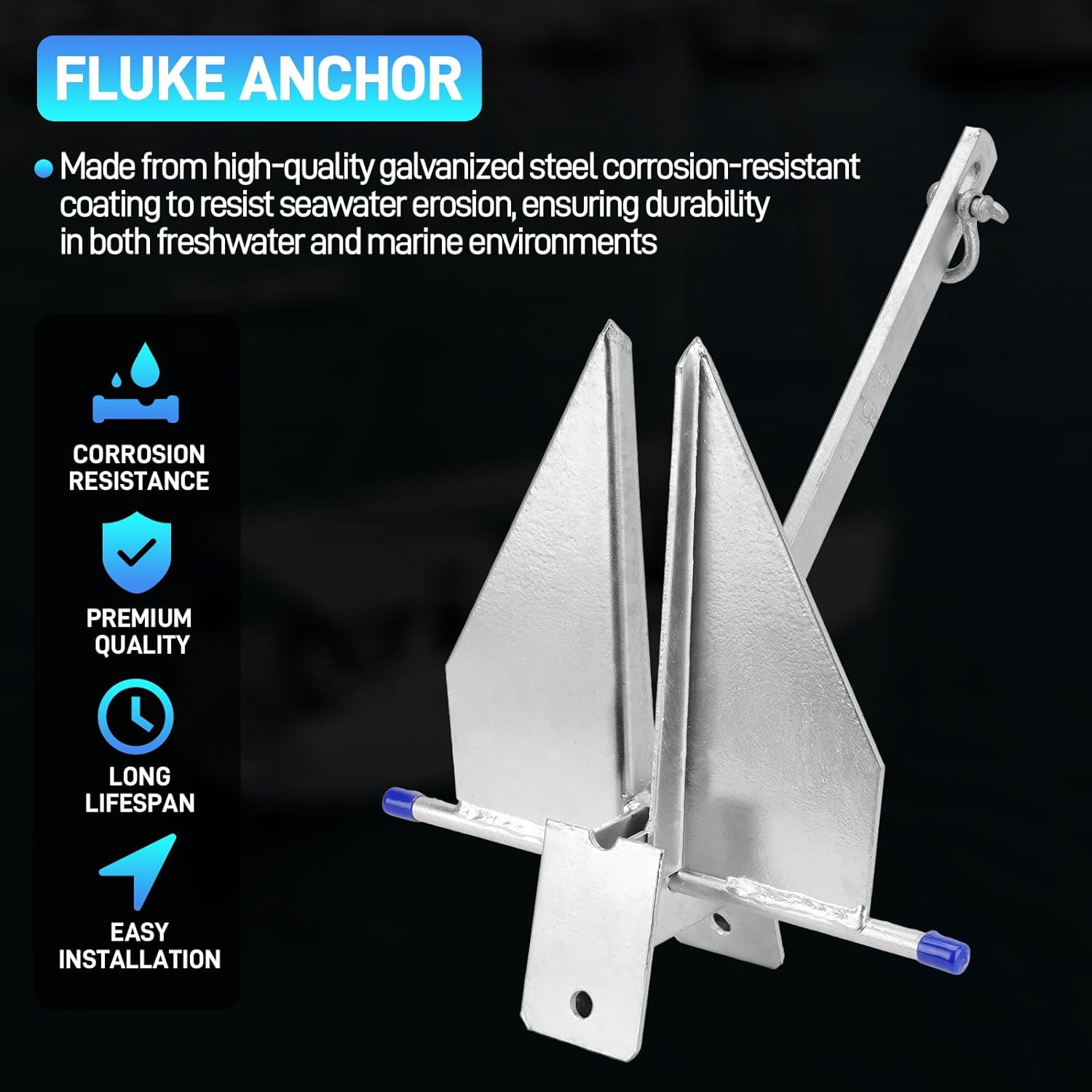 Kit de Anclas Resistentes para - Boat Anchor Kit Galvanized reseña y precio