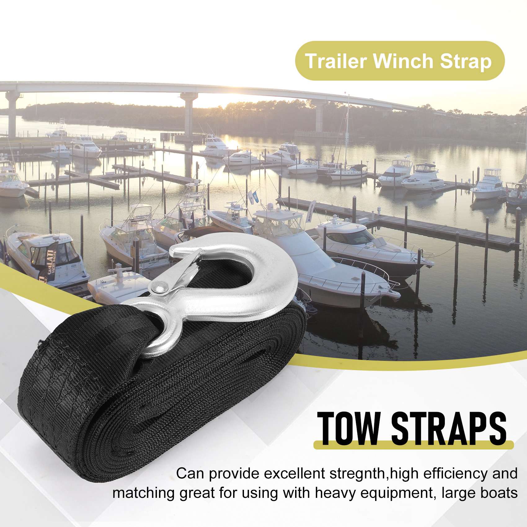 A01K: correa de repuesto para  - Boat Trailer Winch Strap reseña y precio