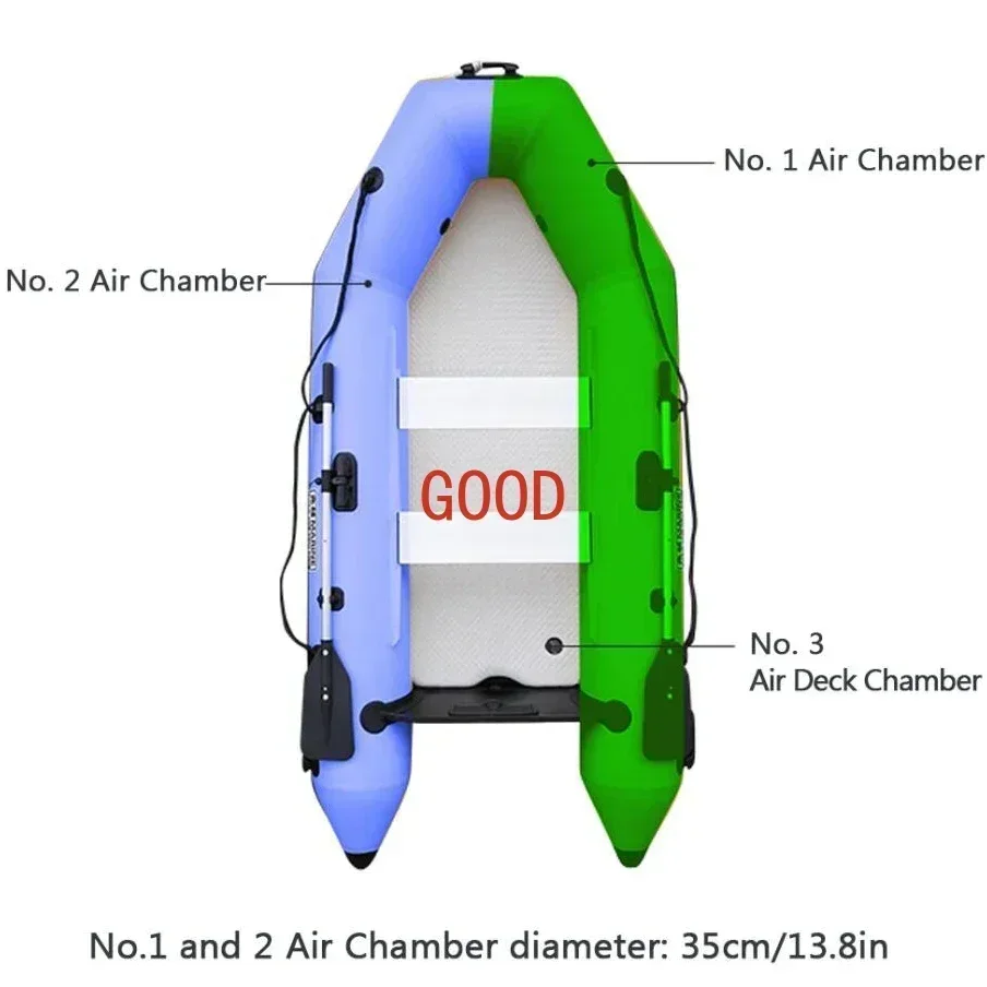 Bote inflable de 2,3 ~ 3,3 m c - Inflatable Boat 3.3M Pvc reseña y precio