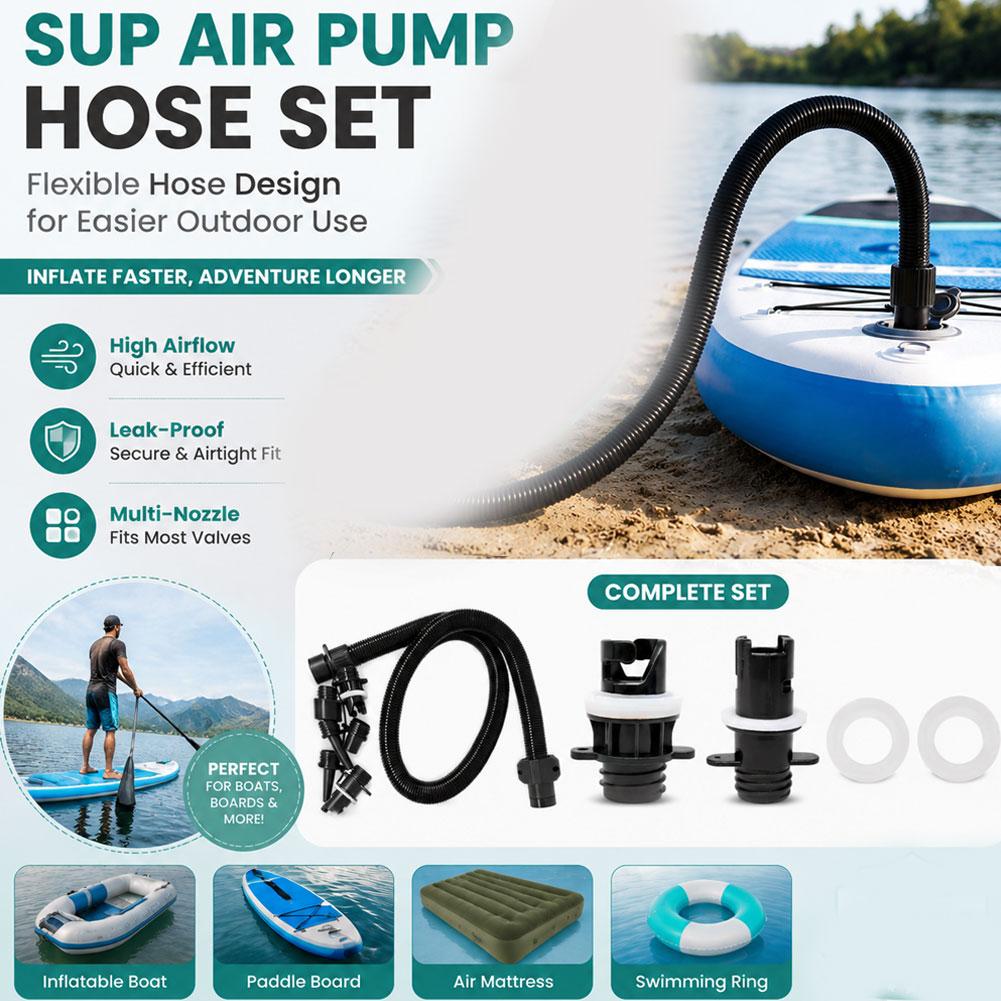 Kit de Manguera de Aire con 7  - Inflatable Boat Electric Pump reseña y precio