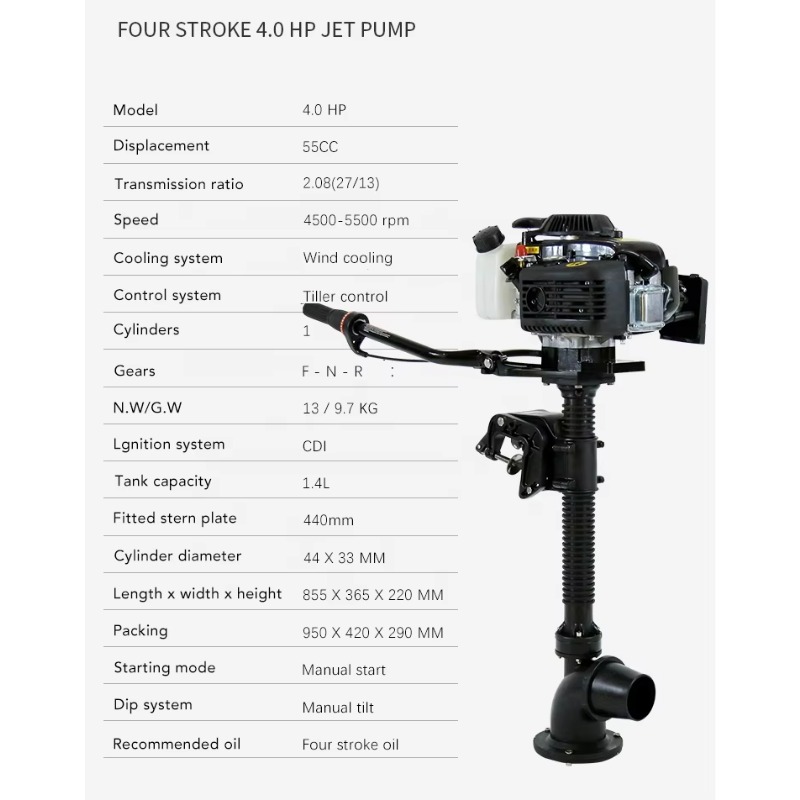 Motor fuera de borda Hangkai d - Electric Outboard Motor 3Hp reseña y precio