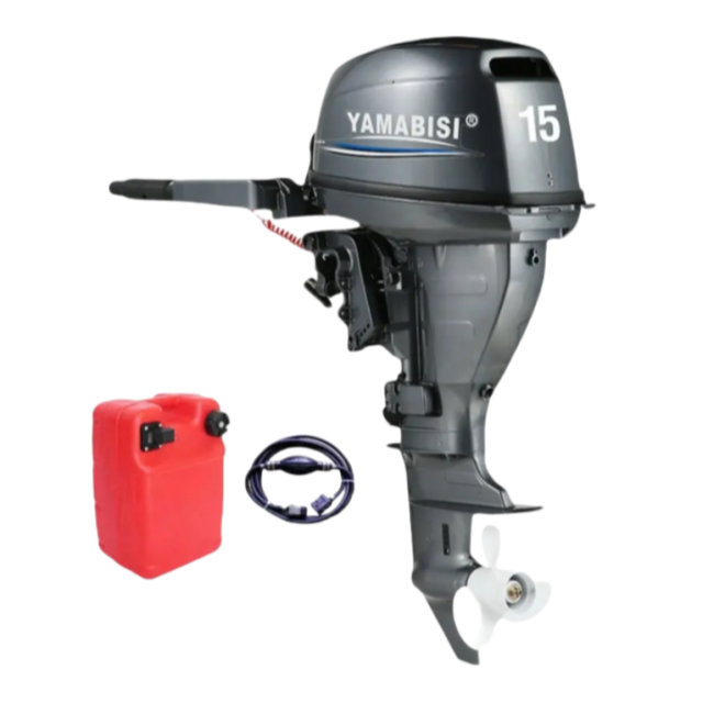 Motor fueraborda Yamabisi de 4 - Outboard Motor 4 Stroke 15Hp reseña y precio