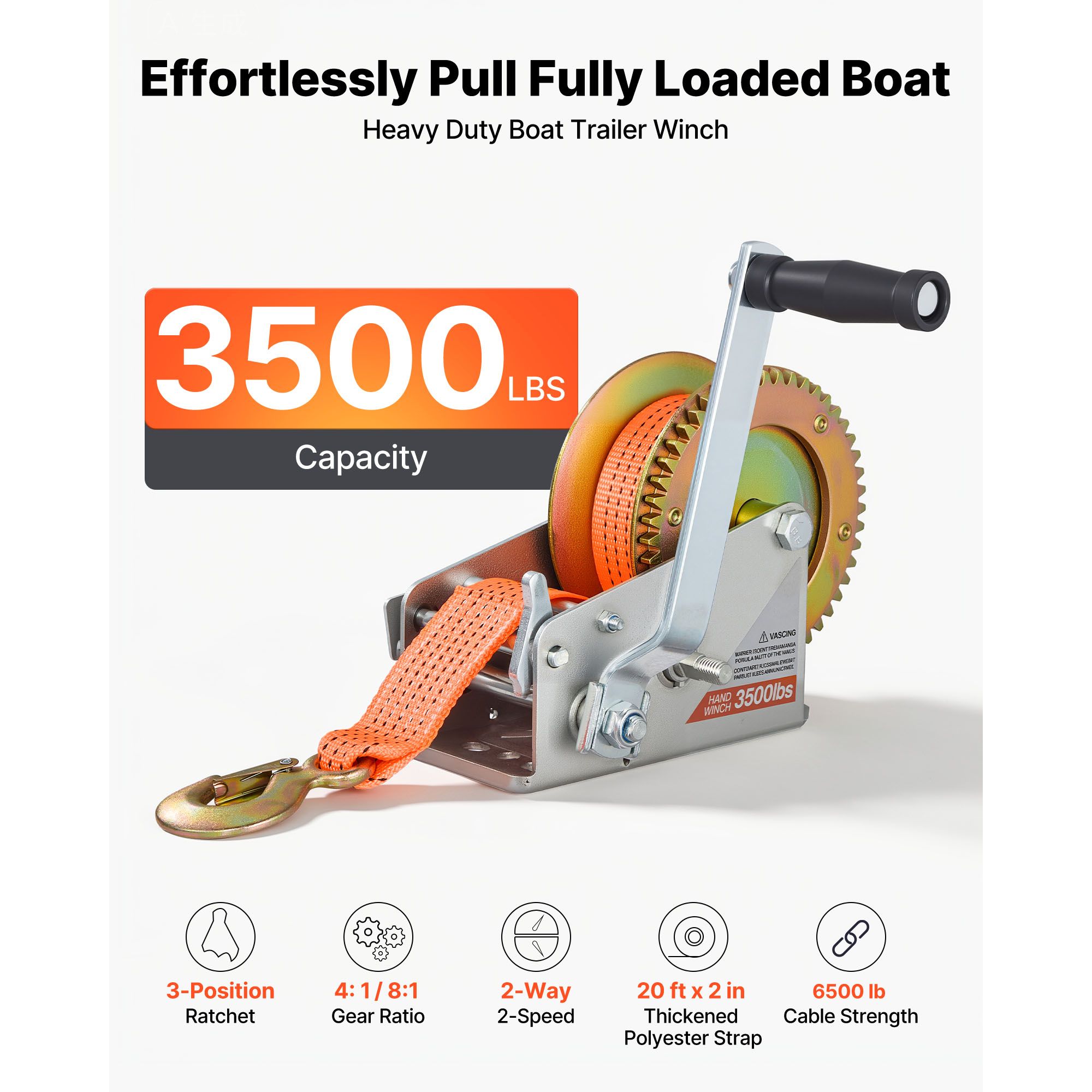Cabrestante para barco, cabres - Boat Trailer Winch Strap reseña y precio